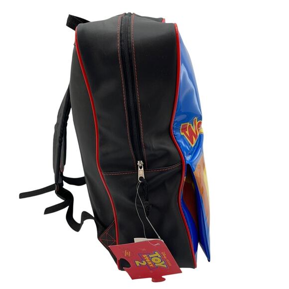 Disney Toy Story 2 Woody Bullseye Kids School Back Pack 100% PVC Book Bag New - Picture 3 of 14